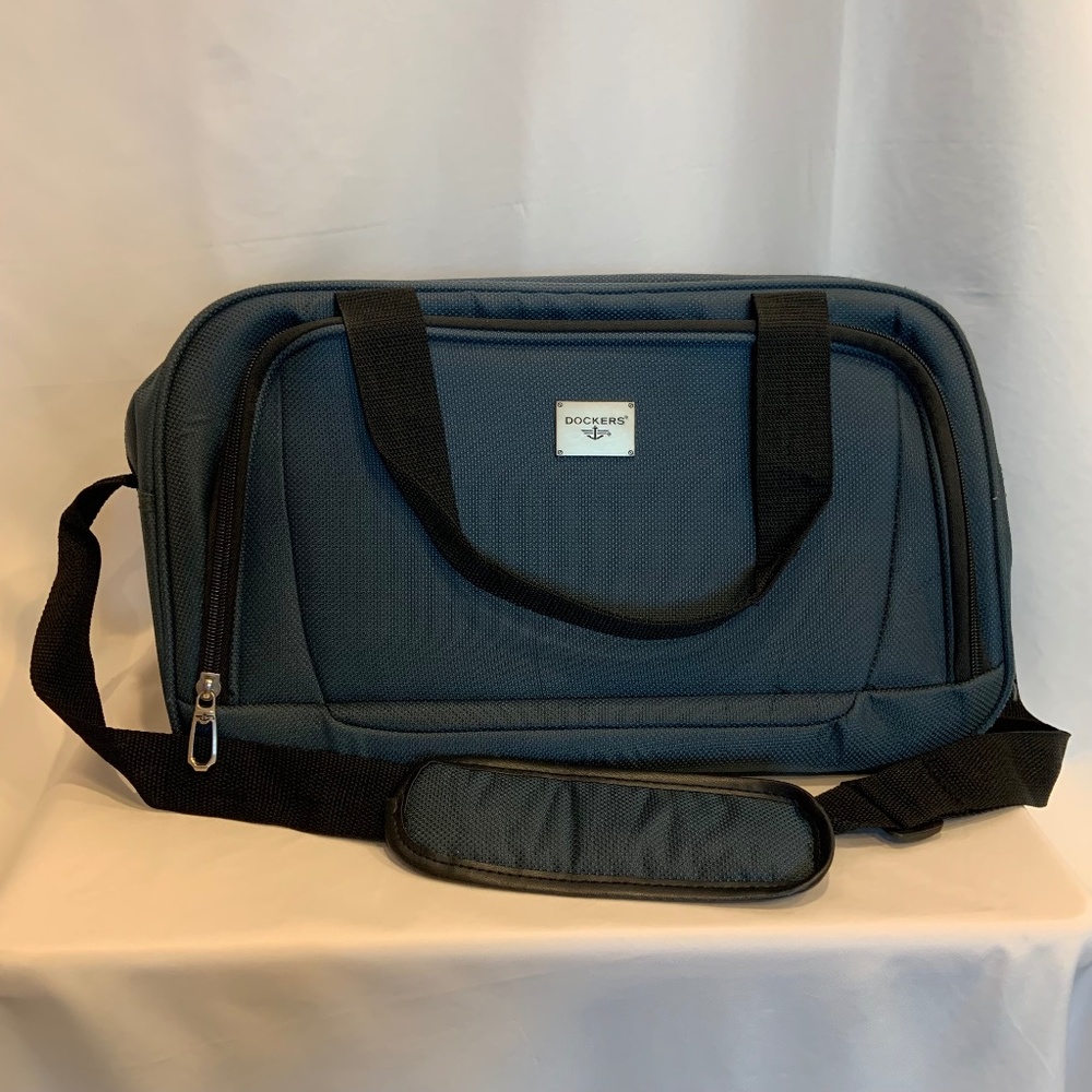 Dockers Travel Shoulder Carry-On Laptop Bag in Blue